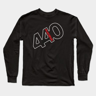 440 Magnum - Badge Design (Reverse) Long Sleeve T-Shirt